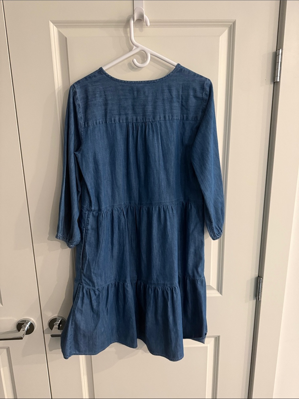 Talbots Blue Chambray Dress - Picture 6 of 6